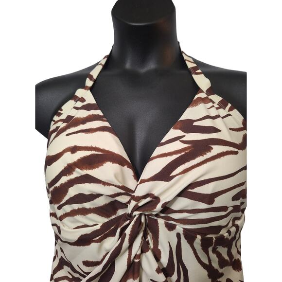 Cupshe Zebra Print Plus Size 2X Swimsuit New - Picture 4 of 7